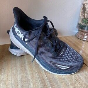HOKA ONE ONE Clifton 9 Womens Shoes Running Trainers Black